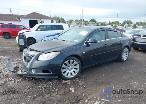 2011 Buick Regal Cxl из США, поврежденный, VIN W04G05GV9B1040565